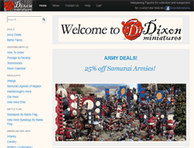 Tablet Screenshot of dixon-minis.com